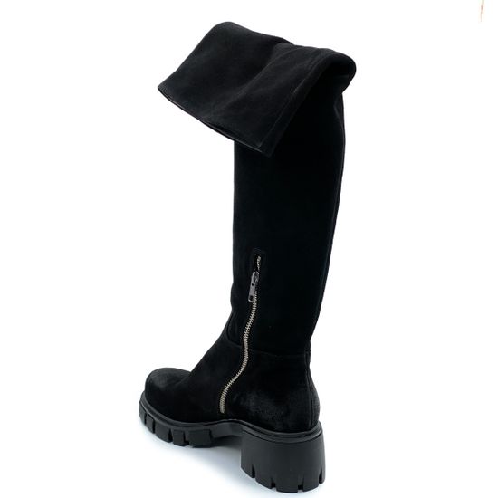 Сапоги Fru.it черные замшевые байка - фото 3, 6407M FR NERO