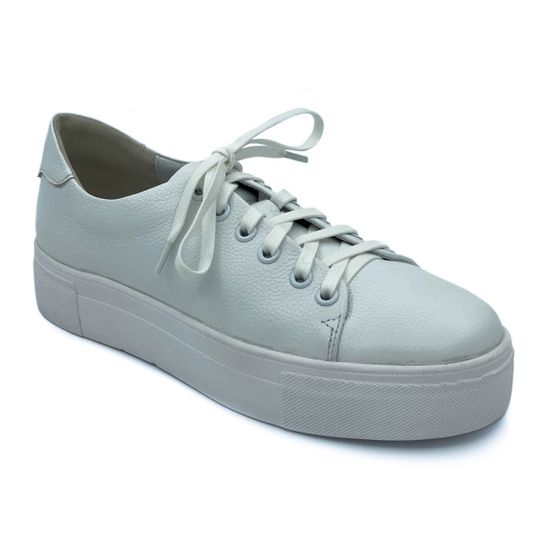 Кеды Cover белые кожаные - фото 2, 