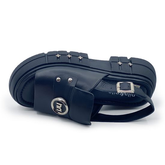 Сандалии NULA&amp;NILA черные кожаные - фото 5, NO1859 NIL NERO