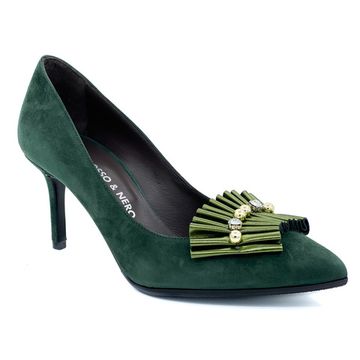 Туфли Rosso Nero замшевые зеленые - фото 2, 3491 RN CAM VERD