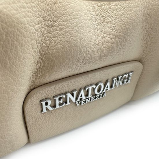 Сумка Renato Angi бежевая кожаная - фото 4, 3203511 RA BEIGE