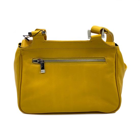 Сумка Renato Angi желтая кожаная - фото 3, 2701281 RA GIALLO