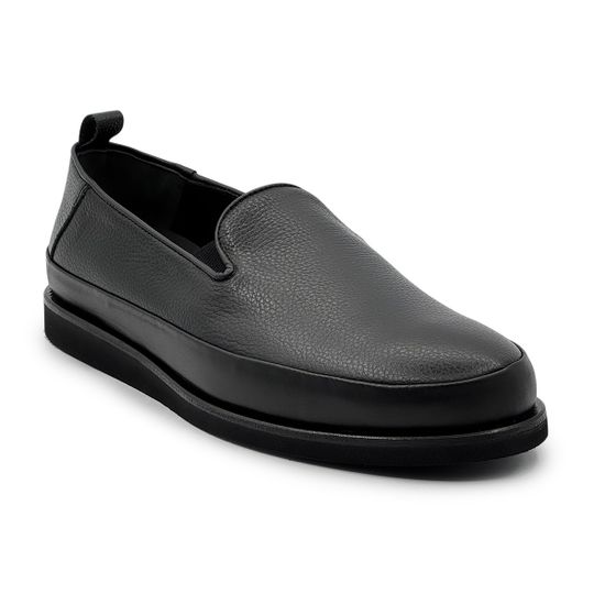 Слипоны Barcly черные кожаные - фото 2, 41201 BAR NERO