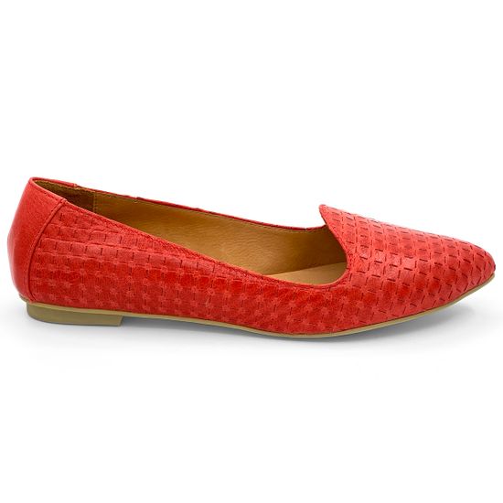 Балетки Zamagni коралловые кожаные - фото 1, 