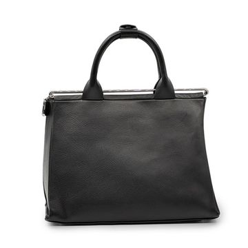 Саквояж Renato Angi черный кожаный - фото 1, 2600981 RA