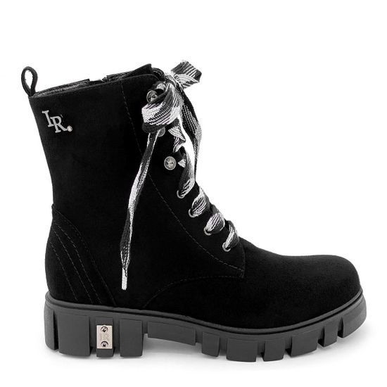 Ботинки Ilasio Renzoni черные замшевые Байка - фото 1, 