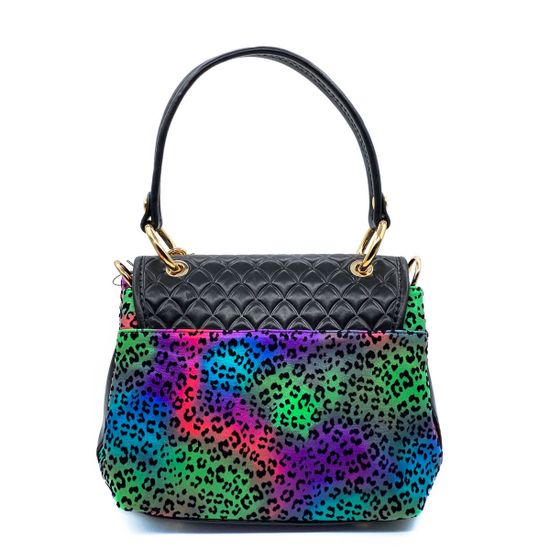 Сумка Marino Orlandi черная кожаная мультиколор - фото 4, 