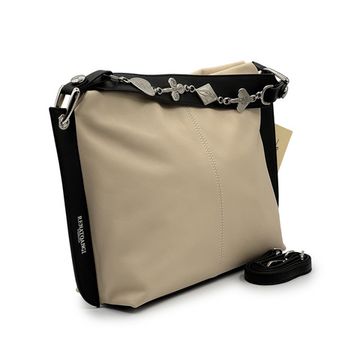 Сумка Renato Angi бежевая кожаная - фото 2, 3302236 RA BEIGE