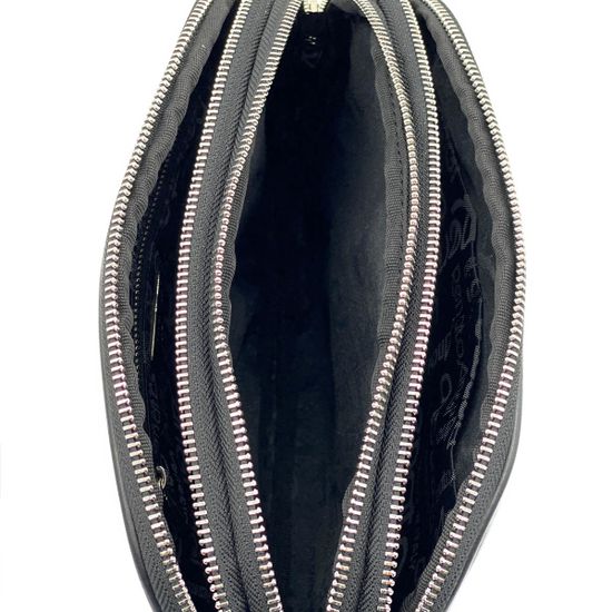 Клатч Renato Angi черный кожаный - фото 4, 