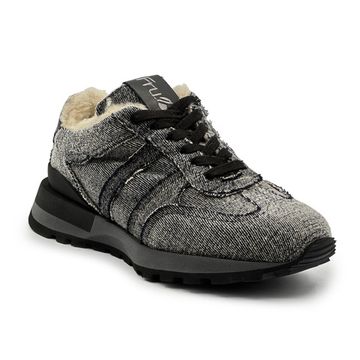 Кроссовки FRU.IT серые джинсовые на меху - фото 2, 9076T FR