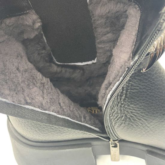 Ботинки челси Ilasio Renzoni черные кожаные на меху - фото 7, 5226 IR