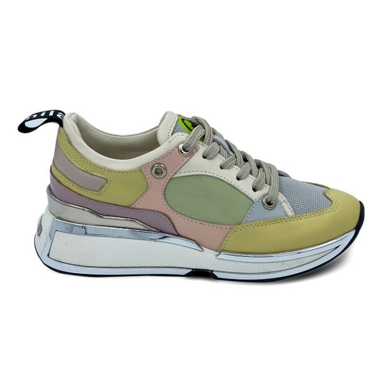 Кроссовки NILA NILA демисезонные мультиколор кожаные/замшевые - фото 1, NO5816 NIL MULTICOLOR