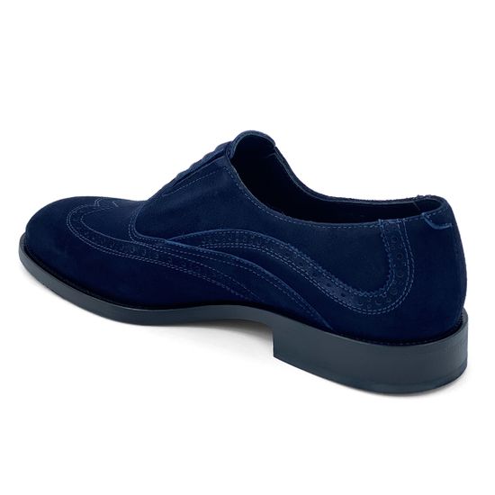 Туфли Bruno Antolini синие замшевые демисезонные - фото 3, 98085 BA BLU