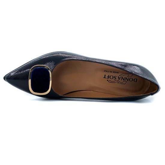 Туфли женские Donna Soft наплак темно-синие - фото 5, DS0403 DS
