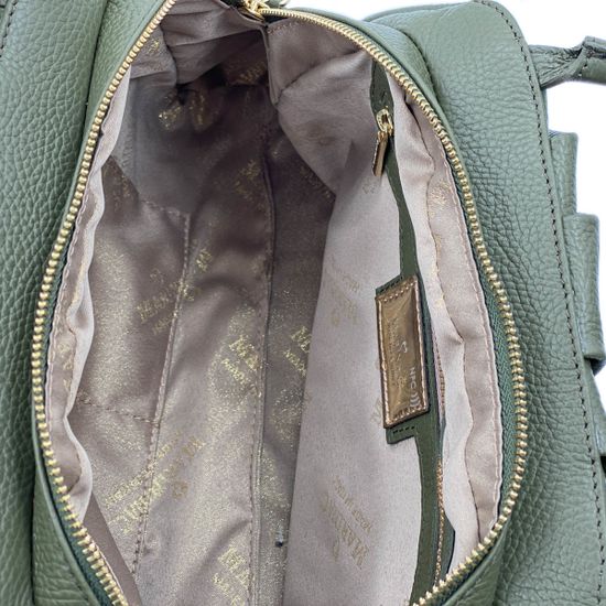 Сумка Marina Creazioni зеленая кожаная - фото 4, 