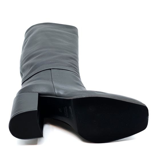 Сапоги Fru.it черные кожа демисезонные - фото 4, 