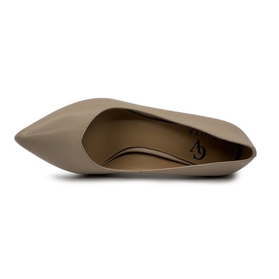 Туфли CV COVER бежевые кожаные - фото 5, AV10-90-8 COV BEIGE