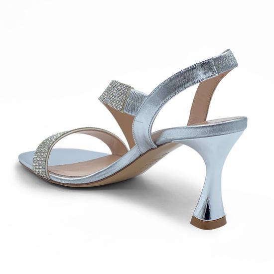 Босоножки Tiffi кожаные серебряного цвета - фото 3, Q31/70 TI ARGENTO