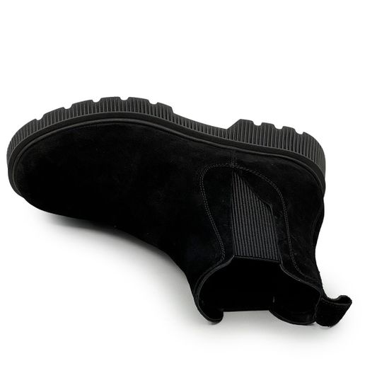 Ботинки челси CV COVER черные замшевые на шерсти - фото 4, 365637-3 COV