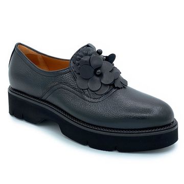 Полуботинки Donna Soft черные кожаные демисезонные - фото 2, DS1005 DS NERO