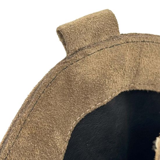 Полусапоги-казаки NILA&amp;NILA бежевые замшевые демисезонные - фото 5, MA1680C NIL BEIGE