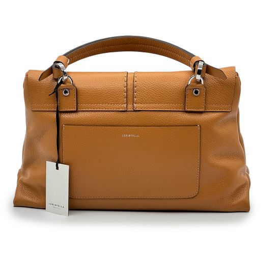 Сумка Loristella коричневая кожаная - фото 3,