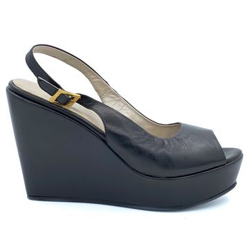 Босоножки Kelton черные кожаные - фото 1, H0931 KEL NERO