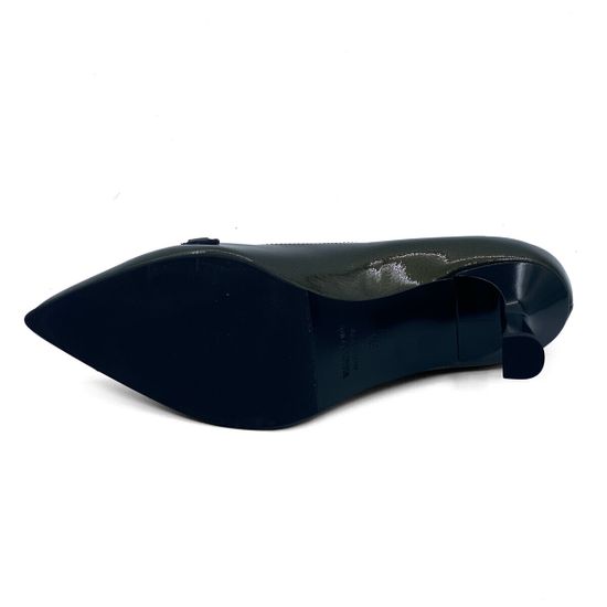 Туфли MOTCLE наплак зеленый(сталь) с пряжкой - фото 4, MOT2416 MOT FANGO