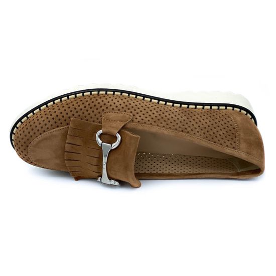 Лоферы Donna Soft коричневые замшевые - фото 5, DS1467 DS