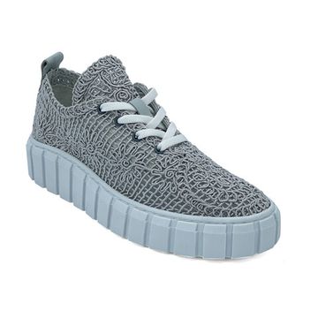 Кеды Lab Milano текстильные перфорированные серые - фото 2, 773800 LAB GRIGIO