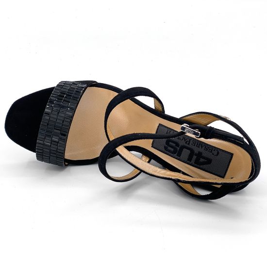 Босоножки Cesare Paciotti замшевые черные - фото 5, LLRD10 PA