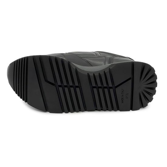 Кроссовки GIAMPIERONICOLA серые/черные кожа/текстиль на байке - фото 4, N393140 GPN NERO/GRIGIO