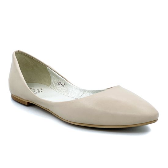 Балетки Cover светло-бежевые - фото 3, 