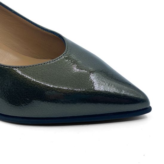 Туфли MOTCLE наплак зеленый(сталь) - фото 7, MOT2415 MOT FANGO