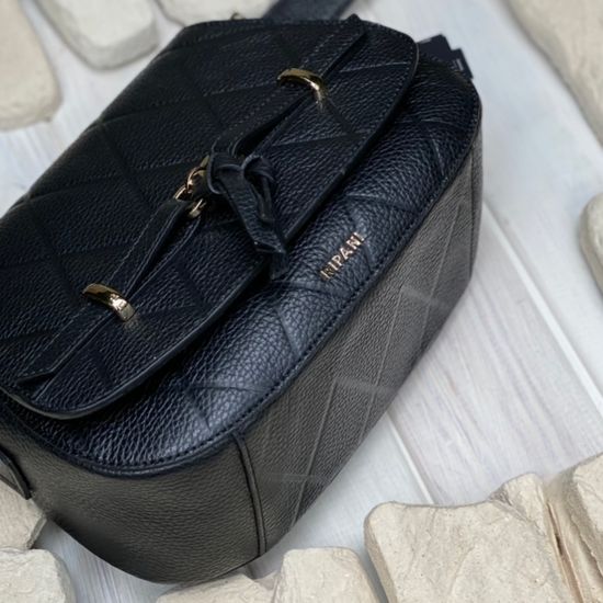 Сумочка Ripani черная кожаная - фото 10, 3823OR RP NERO