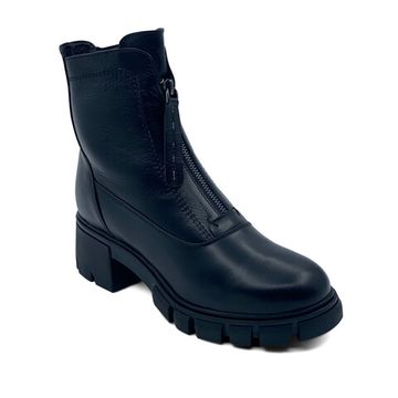 Ботинки CVCover черные кожаные на меху - фото 2, 46931-2 COV