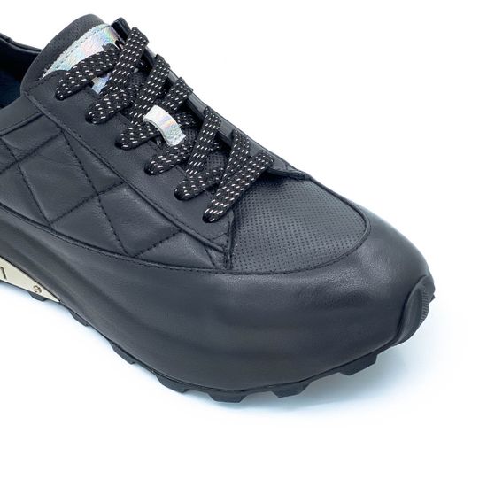 Кроссовки Nila&amp;Nila черные кожаные - фото 6, ZN10882 NIL NERO