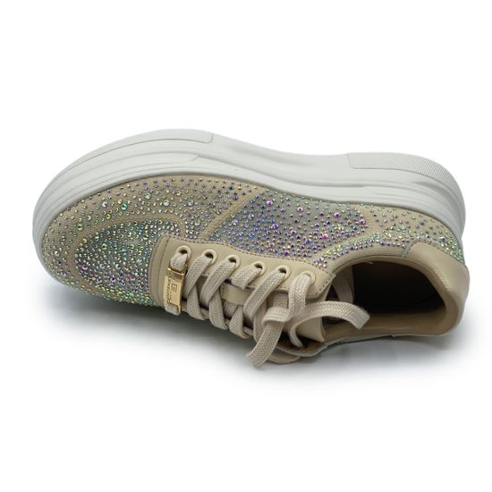 Кеды Ilasio Renzoni бежевые кожа/замша - фото 5, 