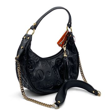 Сумка-банан Marino Orlandi черная кожаная - фото 2, 4904 MO NERO