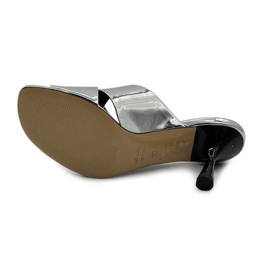 Мюли Tiffi серебристые кожаные - фото 4, J706/70L TI ARGENTO