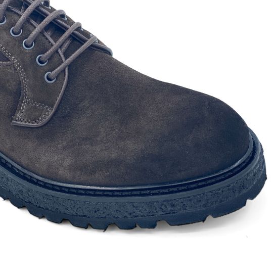 Ботинки Giampieronicola коричневые замшевые демисезонные - фото 6, J41116B GPN