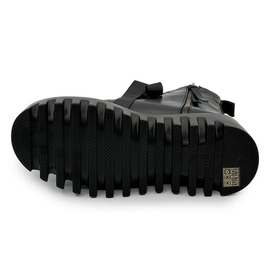 Ботинки LAB MILANO черные кожаные на меху - фото 4, 196-410 LAB