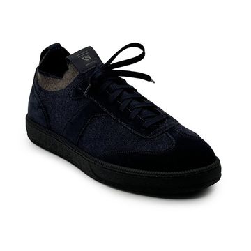 Кеды GIAMPIERONICOLA синие замша/текстиль на шерстяной подкладке - фото 2, 44516E  GPN