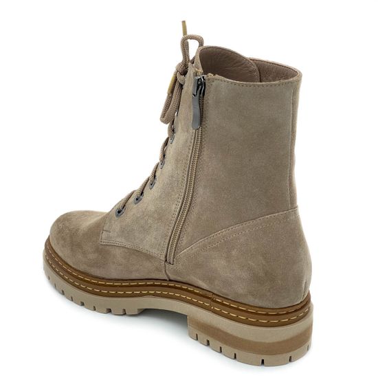 Ботинки Cover бежевые замшевые МЕХ - фото 3, 