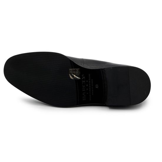 Туфли Barcly черные из кожи угря - фото 4, 79052 BAR NERO