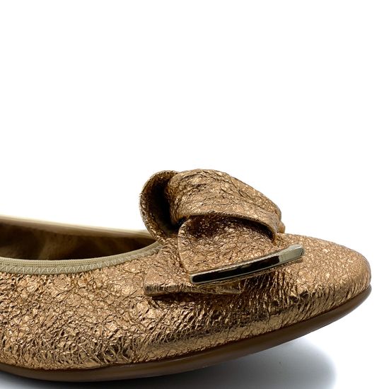 Балетки женские Renzi золотые - фото 6, R563001D RZ