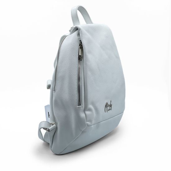 Сумка-рюкзак Renato Angi белая кожаная - фото 2, 