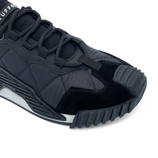 Кроссовки Tuffoni черные кожа/замша - фото 6, 