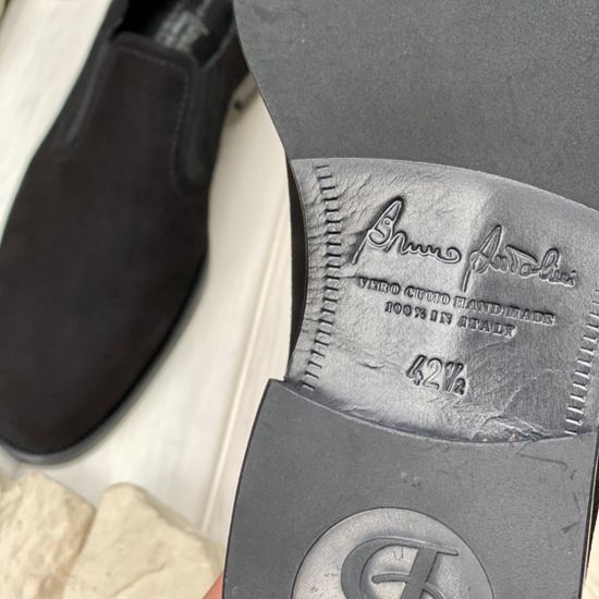 Туфли Bruno Antolini черные замшевые - фото 11, 