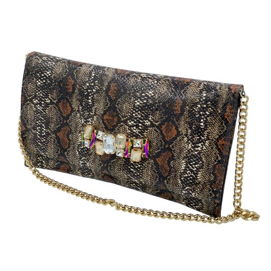 Клатч Ilasio Renzoni кожаный piton - фото 2, 